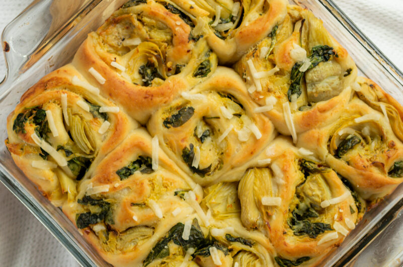 Spinach Artichoke Bread Rolls