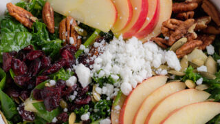 Fall Harvest Salad with Apple Cider Vinaigrette