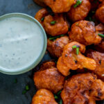 Buffalo Baked Cauliflower Wings