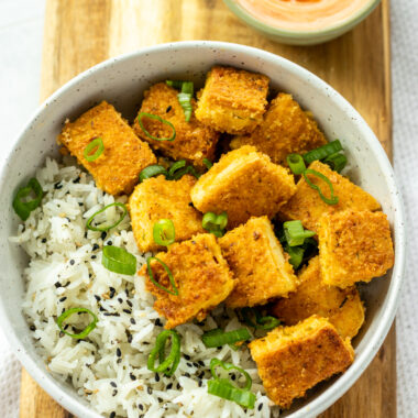 crispy breaded tofu