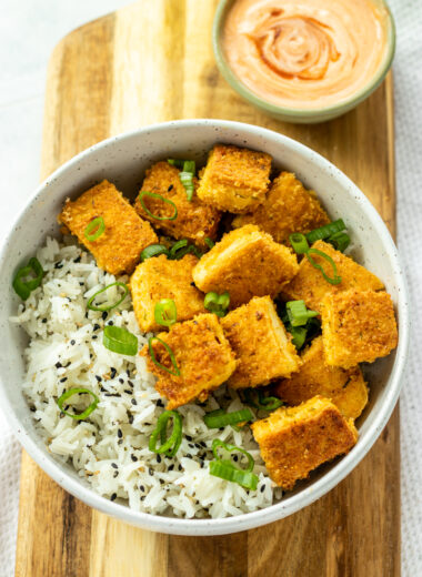 crispy breaded tofu