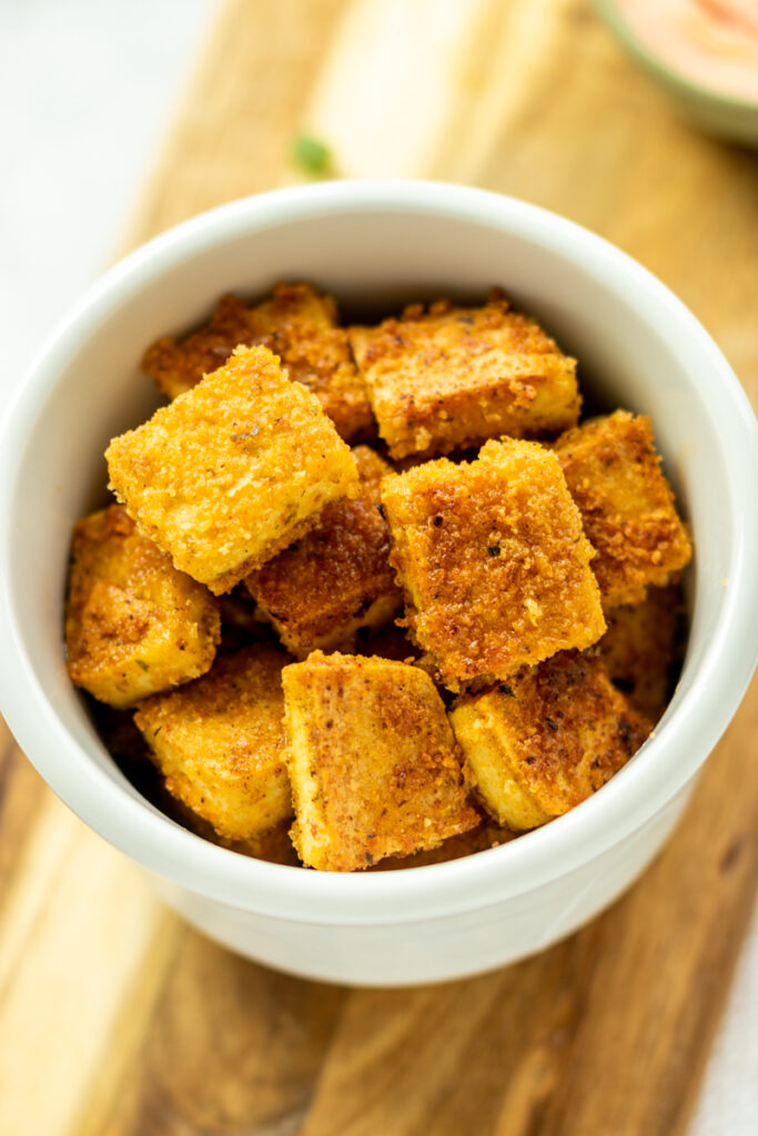 crispy breaded tofu