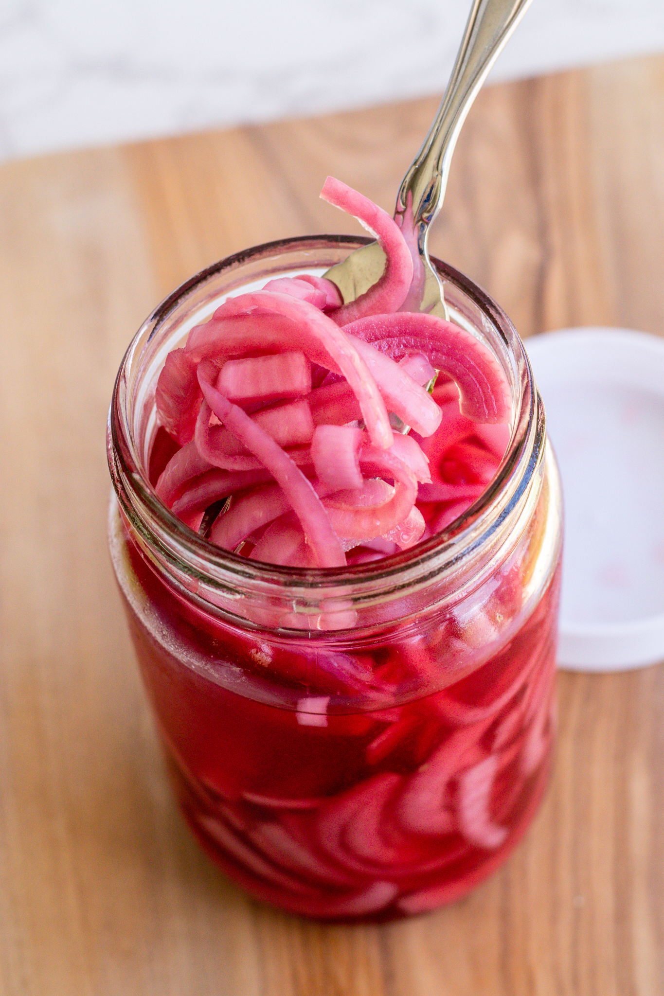 Pickled Red Onions - Maria's Munchies