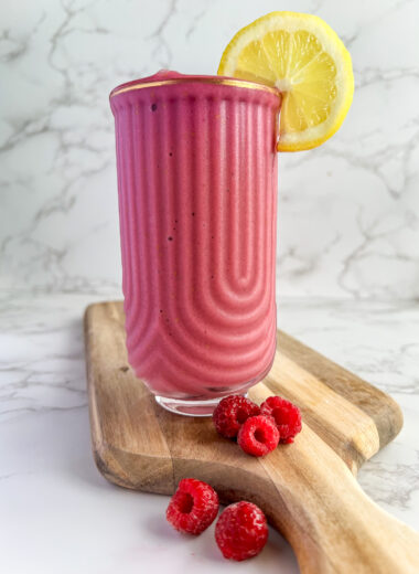 raspberry lemonade smoothie