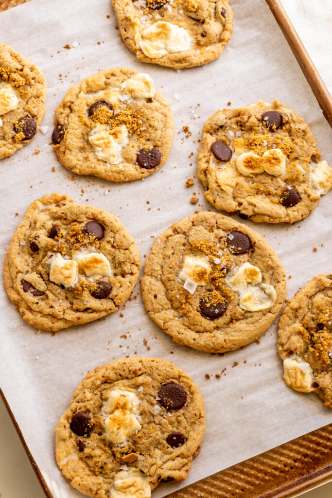 vegan smores cookies