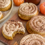 Soft Pumpkin Cookies with Cinnamon Frosting VEGAN FALL RECIPES