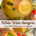 white wine sangria (perfect for summer)