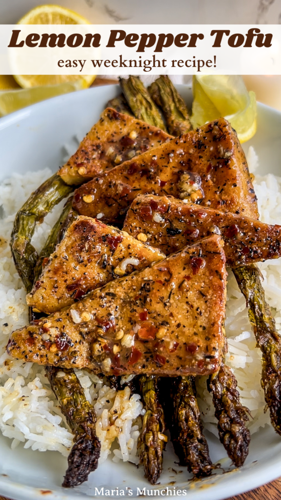 lemon pepper tofu (easy dinner)