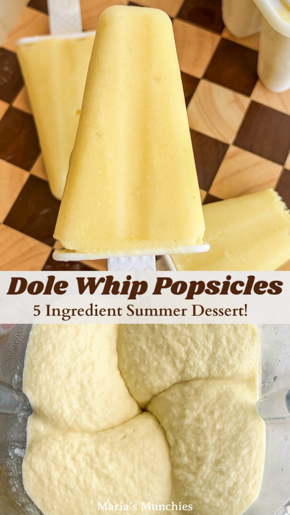 Dole Whip Popsicle Recipe