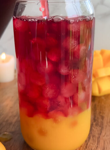 Mango Hibiscus Iced Tea