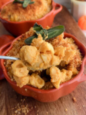 Vegan Pumpkin Mac and Cheese